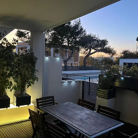 Appartement Playa Almarda,piscina,2 Terrazas,wifi,parking,bbq,tranquilo