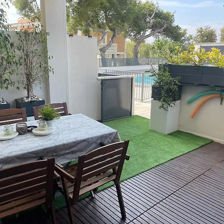 Apartment Playa Almarda,piscina,2 Terrazas,wifi,parking,bbq,tranquilo Sagunto